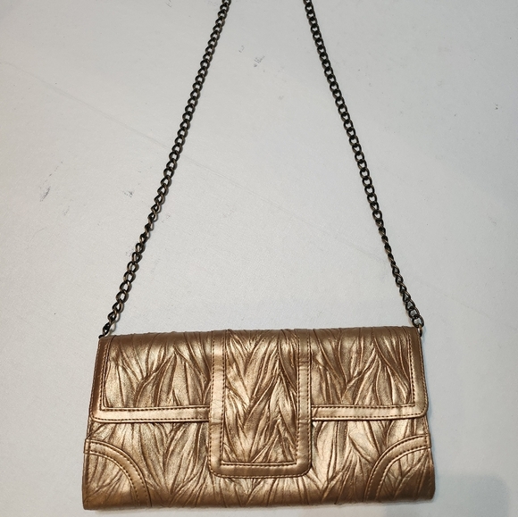 Vintage Jessica McClintock Dark Gold Shoulder Bag, EUC - Picture 4 of 14